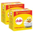 DALİN BEBEK SABUNU 3 LÜ AVANTAJ PAKET X 2 ADET