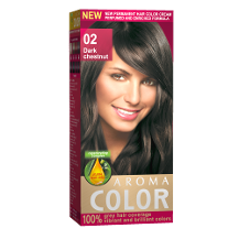 Aroma Color Saç Boyası 02 Koyu Kestane