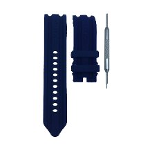 Nautica A16638G Uyumlu 24mm Mavi Silikon Saat Kordonu