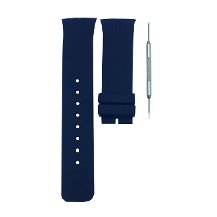 Nautica A13600G Uyumlu 28mm Mavi Silikon Saat Kordonu