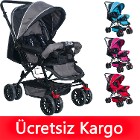 Toledo Çift Yönlü Tam Yatar Bebek Arabası Puset - Ücretsiz Kargo