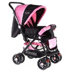 Diamond Baby P101 Çift Yönlü Lüks Bebek Arabası - Pembe/Füme