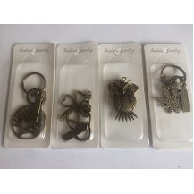 4 Adet Metal Anahtarlık Baykuş Serisi