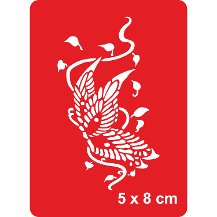 Kelebek Temalı Tattoo Dövme Şablonu Model-7