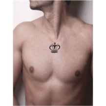 Kral Tacı Tattoo Dövme Şablonu
