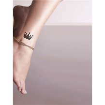 Kraliçe Tacı Tattoo Dövme Şablonu Model-3