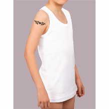 Kanatlı Kalp Tattoo Dövme Şablonu