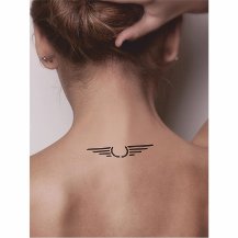 Kanat Tattoo Dövme Şablonu K-09 Model