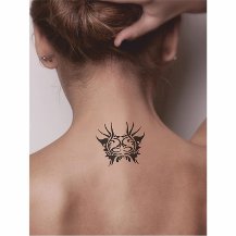 Prenses Tacı Tattoo Dövme Şablonu Model-3