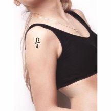 Kutsal Hac İşareti Tattoo Dövme Şablonu
