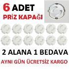 6 Adet Bebek Priz Güvenlik çocuk Priz Kapağı. priz koruma