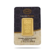 10 gr 24 Ayar Gram Külçe Altın