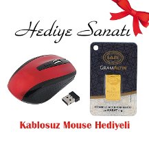 1 GramAltın 24 Ayar İAR + Kablosuz Mouse Hediyeli