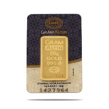 20 gr 24 Ayar Gram Külçe Altın
