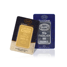 50 Gram 24 Ayar Külçe Altın + 50 Gram Külçe Gümüş HEDİYELİ
