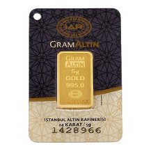 5 Gr Külçe Altın IAR 24 Ayar