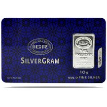 10 gr Gram Külçe Gümüş