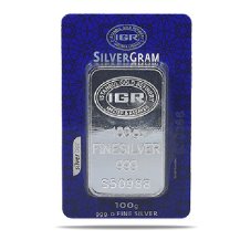 100 gr Gram Külçe Gümüş