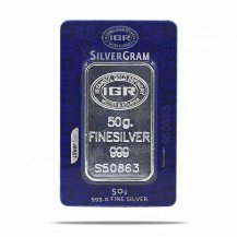 50 gr Gram Külçe Gümüş