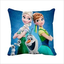 Frozen Karlar Ülkesi Elsa Anna Olaf Yastık