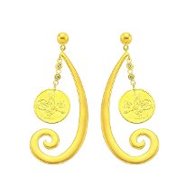 Koçak Gold 22 Ayar Allure Küpe