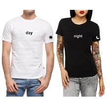 Day & Night Çift T-shirt