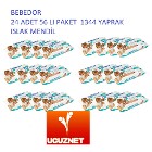 BEBEDOR ISLAK MENDİL 56 LI PAKET 24 ADET 56*24 1344 YAPRAK