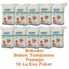 Bebedor Bebek Temizleme Pamuğu 10'lu Set