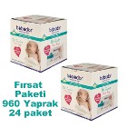 Bebedor İlk Günler 12 li Islak Pamuklu Mendil 12*2 Adet