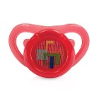 Bebedor 182 air series damaklı desenli emzik no:2 6-18 ay Kırmızı