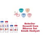 BebeDor Desenli Cam Biberon Set