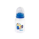 Bebedor 93352 Oval Biberon Damaklı Emzik Orta Akış 125 ml Mavi
