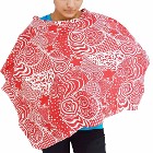 Bebedor Emzirme Önlüğü %100 Cotton KIRMIZI DESEN