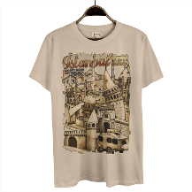 Bant Giyim - İstanbul Krem Erkek T-shirt Tişört