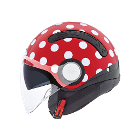 NEXX SX.10 POLKA KIRMIZI YARIM KASK