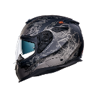 NEXX SX.100 TOXIC MAT SIYAH-KIRMIZI KASK