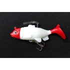 MUTLU TURNA SİLİKONU KIRMIZI KAFA KIRMIZI KUYRUK 8cm 18 GR