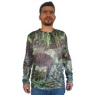 Adaçayı Desen Uzun Kollu Tshirt M